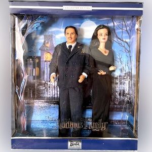 Gomez & Morticia Addams Barbie Collectors Set